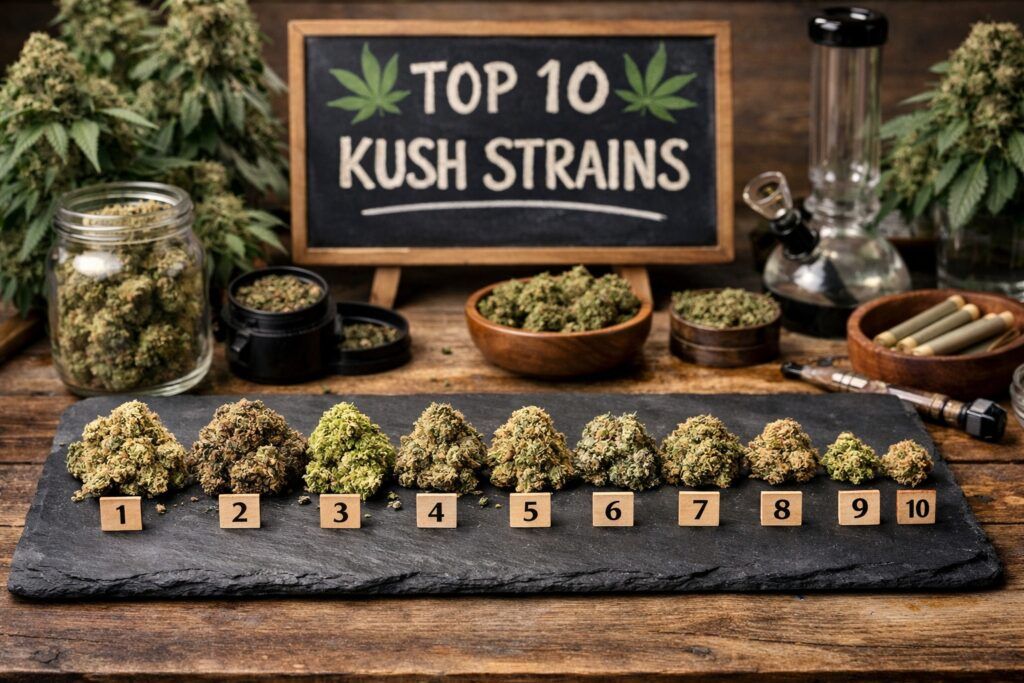 Topowe odmiany marihuany kush